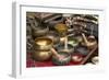 Singing Bowls on Sale at Swayambhunath Stupa (Monkey Temple), Kathmandu, Nepal, Asia-Peter Barritt-Framed Photographic Print