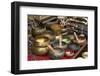 Singing Bowls on Sale at Swayambhunath Stupa (Monkey Temple), Kathmandu, Nepal, Asia-Peter Barritt-Framed Photographic Print