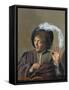 Singing Boy with a Flute-Frans Hals-Framed Stretched Canvas