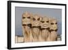 Singing Chimneys, the Pop Girls, on the Roof of La Pedrera (Casa Mila)-James Emmerson-Framed Photographic Print