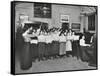 Singing Class, Laxon Street Evening Institute for Women, London, 1914-null-Framed Stretched Canvas