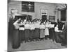 Singing Class, Laxon Street Evening Institute for Women, London, 1914-null-Mounted Photographic Print