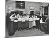 Singing Class, Laxon Street Evening Institute for Women, London, 1914-null-Mounted Photographic Print