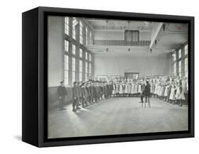 Singing Lesson, Jews Free School, Stepney, London, 1908-null-Framed Stretched Canvas