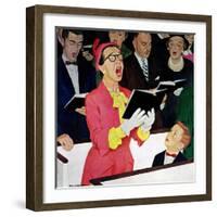 "Singing Praise", March 7, 1959-Richard Sargent-Framed Giclee Print