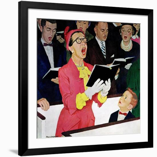 "Singing Praise", March 7, 1959-Richard Sargent-Framed Giclee Print