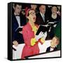 "Singing Praise", March 7, 1959-Richard Sargent-Framed Stretched Canvas