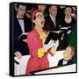 "Singing Praise", March 7, 1959-Richard Sargent-Framed Stretched Canvas