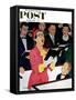 "Singing Praise" Saturday Evening Post Cover, March 7, 1959-Richard Sargent-Framed Stretched Canvas