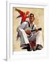 "Singing Sailor and Parrot,"October 16, 1937-John E. Sheridan-Framed Giclee Print