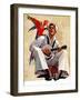 "Singing Sailor and Parrot,"October 16, 1937-John E. Sheridan-Framed Giclee Print