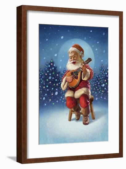 Singing Santa I-Dan Craig-Framed Giclee Print