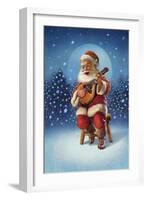 Singing Santa I-Dan Craig-Framed Giclee Print