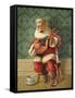 Singing Santa II-Dan Craig-Framed Stretched Canvas