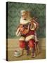 Singing Santa II-Dan Craig-Stretched Canvas