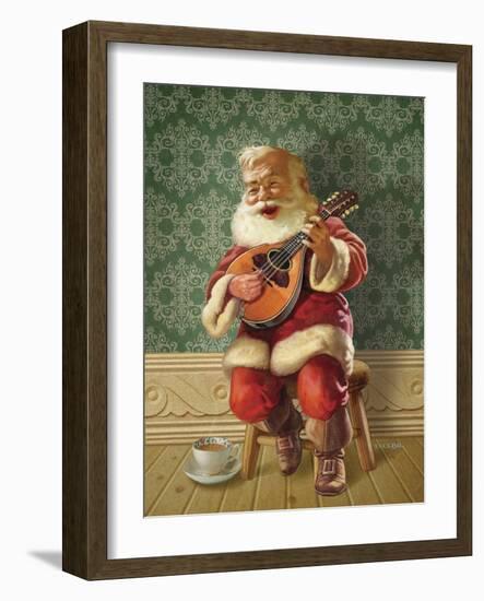 Singing Santa II-Dan Craig-Framed Giclee Print