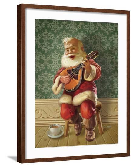 Singing Santa II-Dan Craig-Framed Giclee Print