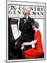 "Singing the Old Oaken Bucket," Country Gentleman Cover, February 17, 1923-J.F. Kernan-Mounted Giclee Print