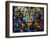 Singing Windows Stained Glass, Designed By J&R Lamb, University Chapel Tuskegee University, Alabama-Carol Highsmith-Framed Art Print