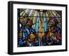 Singing Windows Stained Glass, Designed By J&R Lamb, University Chapel Tuskegee University, Alabama-Carol Highsmith-Framed Art Print