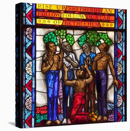 Singing Windows Stained Glass, Designed By J&R Lamb, University Chapel Tuskegee University, Alabama-Carol Highsmith-Stretched Canvas