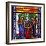 Singing Windows Stained Glass, Designed By J&R Lamb, University Chapel Tuskegee University, Alabama-Carol Highsmith-Framed Art Print