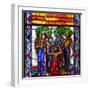 Singing Windows Stained Glass, Designed By J&R Lamb, University Chapel Tuskegee University, Alabama-Carol Highsmith-Framed Art Print