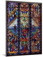 Singing Windows Stained Glass, Designed By J&R Lamb, University Chapel Tuskegee University, Alabama-Carol Highsmith-Mounted Art Print