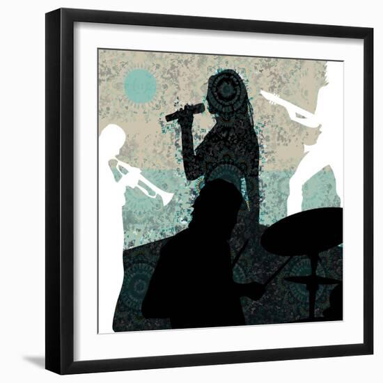 Singing-Teofilo Olivieri-Framed Giclee Print