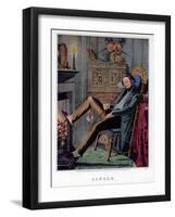 Single, 1845-Nathaniel Currier-Framed Giclee Print