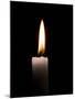Single Candle Flame-Charles Bowman-Mounted Photographic Print
