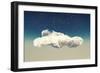 Single Cloud at Sky Stars-Aleksey Tugolukov-Framed Art Print