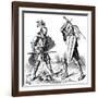 Single Combat, 15th Century-Burgmayer-Framed Giclee Print