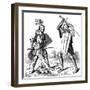 Single Combat, 15th Century-Burgmayer-Framed Giclee Print