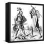 Single Combat, 15th Century-Burgmayer-Framed Stretched Canvas