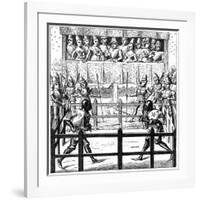 Single Combat, 15th Century-null-Framed Giclee Print