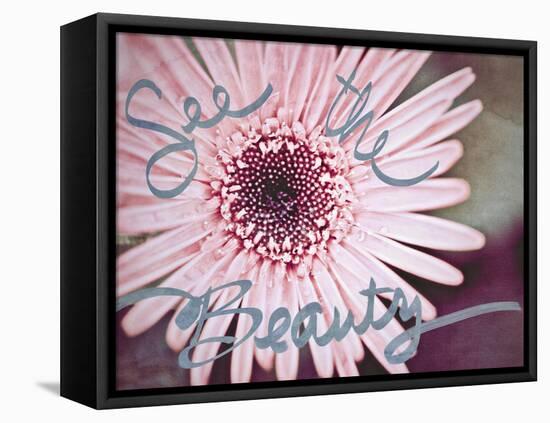 Single Daisy-Susan Bryant-Framed Stretched Canvas