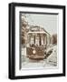 Single-Decker Electric Tram, 1907-null-Framed Photographic Print