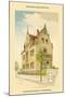 Single Family Home in Nuremberg-null-Mounted Art Print