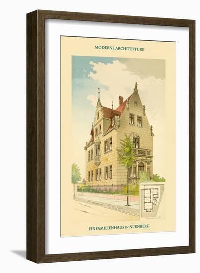 Single Family Home in Nuremberg-null-Framed Art Print