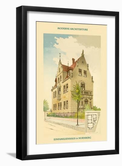 Single Family Home in Nuremberg-null-Framed Art Print