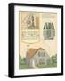 Single-Family Home, Rendering and Floor Plan-null-Framed Art Print