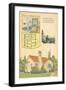 Single-Family Home, Rendering and Floor Plan-null-Framed Art Print