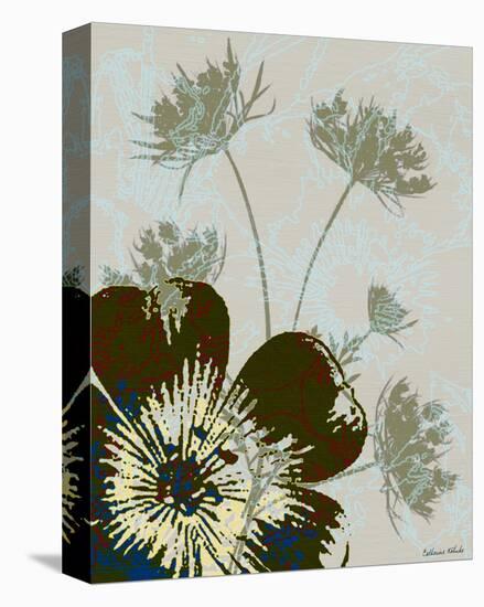 Single Flower and Queen Anne V-Catherine Kohnke-Stretched Canvas