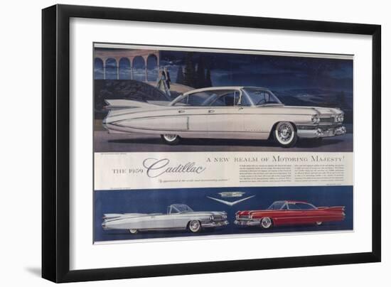 Single Glance Tells You, These are the Newest and Most Magnificent Cadillac Cars Ever Created-null-Framed Photographic Print