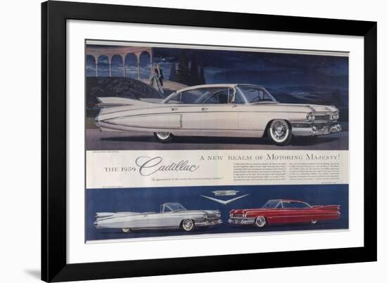 Single Glance Tells You, These are the Newest and Most Magnificent Cadillac Cars Ever Created-null-Framed Photographic Print