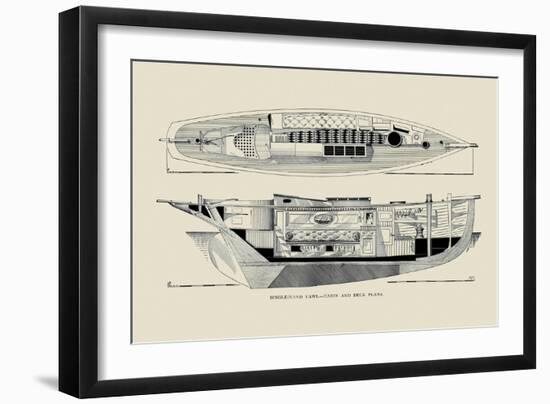 Single-Hand Yawl Cabin and Deck-Charles P. Kunhardt-Framed Art Print