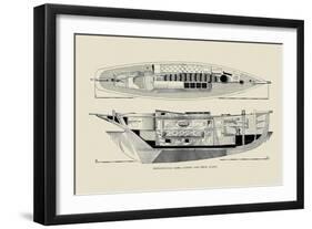 Single-Hand Yawl Cabin and Deck-Charles P. Kunhardt-Framed Art Print