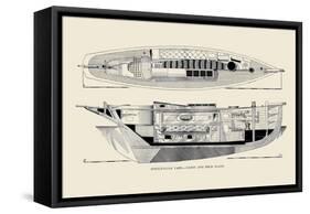 Single-Hand Yawl Cabin and Deck-Charles P. Kunhardt-Framed Stretched Canvas