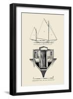 Single-Hand Yawl Rig and Construction-Charles P. Kunhardt-Framed Art Print